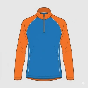 COLLAR & FULL SLEEVE WITH ZIP