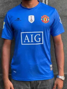 MANCHESTER UNITED , CRISTIANO RONALDO ,2008-09  THIRD KIT, ROUND NECK & HALF SLEEVE
